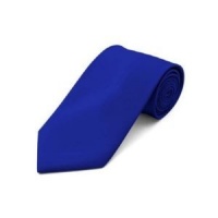 TopTie Mens Necktie Solid Color Royal Blue Ties