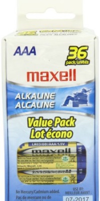 Maxell 723815 LR03 AAA Cell 36 Pack Box Battery Maxell 723815 LR03 AAA Cell 36 Pack Box Battery