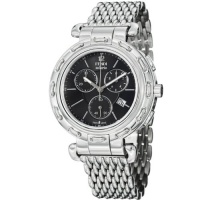Fendi Selleria Men's Black Face Stainless Steel Chronograph Watch F89031H-BR8153 Fendi Selleria Men's Black Face Stainless Steel Chronograph Watch F89031H-BR8153