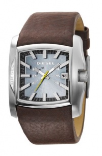 Diesel Quartz Brown Leather Silver Dial Men's Watch - DZ1317 Diesel Quartz Brown Leather Silver Dial Men's Watch - DZ1317