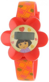 Dora the Explorer Kids' DTE708 Orange Flower Power Digital Watch