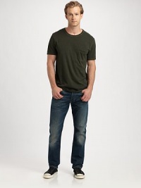 A welcomed addition to your weekend wardrobe, woven in supremely comfortable cotton with a chest patch pocket detail.CrewneckChest patch pocketCottonMachine washImported A welcomed addition to your weekend wardrobe, woven in supremely comfortable cotton with a chest patch pocket detail.CrewneckChest patch pocketCottonMachine washImported