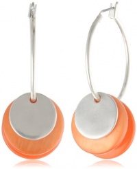 Kenneth Cole New York Silver Circle Orbital Drop Earrings Kenneth Cole New York Silver Circle Orbital Drop Earrings