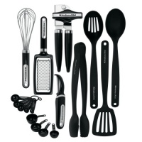 Kitchenaid Classic 17-piece Tools and Gadget Set, Black Kitchenaid Classic 17-piece Tools and Gadget Set, Black