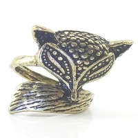 DaisyJewel Size 6 Cute Bronze Kitsune Fox Ring DaisyJewel Size 6 Cute Bronze Kitsune Fox Ring