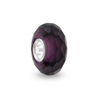 Bling Jewelry Sterling Silver Purple Faceted Crystal Glass Bead Pandora Compatible Bling Jewelry Sterling Silver Purple Faceted Crystal Glass Bead Pandora Compatible
