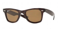 Ray Ban Sunglasses RB 2140 Original Wayfarer 902/57 Tortoise/Crystal Brown Polarized, 54mm