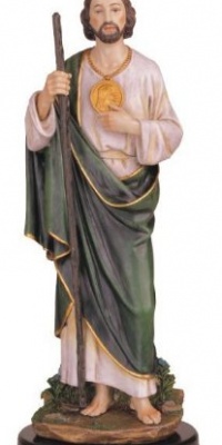 12-Inch Saint Jude Holy Figurine Religious Decoration Statue 12-Inch Saint Jude Holy Figurine Religious Decoration Statue
