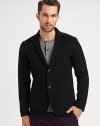 A smart, sophisticated look that you'd expect from a rich, luxurious blend of wool and cashmere, impeccably tailored in a single-breasted silhouette with large patch pockets to neatly store your day-to-day essentials.Button-frontWaist patch pocketsRear vent90% wool/10% cashmereDry cleanImported