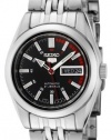 Seiko Women's SYMA43 Seiko 5 Automatic Black Dial Stainless Steel Watch