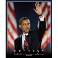 (16x20) Barack Obama (Destiny) Art Poster Print (16x20) Barack Obama (Destiny) Art Poster Print