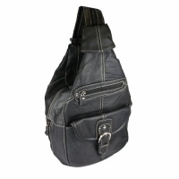 Convertible Back Pack Purse, Mid Size Tear Drop Shoulder Bag, Backpack, Sling Bag. Genuine Leather (Black) Convertible Back Pack Purse, Mid Size Tear Drop Shoulder Bag, Backpack, Sling Bag. Genuine Leather (Black)