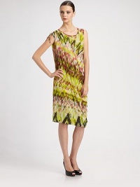 Airy, artfully draped tulle, printed with the designer's newest signature painterly pattern.Jewel necklineDrawstring shouldersSleevelessAsymmetric drapingRolled hemAbout 29½ from natural waistPolyamideHand washMade in ItalyModel shown is 5'9½ (176cm) wearing US size Small. Airy, artfully draped tulle, printed with the designer's newest signature painterly pattern.Jewel necklineDrawstring shouldersSleevelessAsymmetric drapingRolled hemAbout 29½ from natural waistPolyamideHand washMade in ItalyModel shown is 5'9½ (176cm) wearing US size Small.