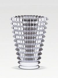 This dynamic vase is handcrafted in France with a myriad of facets to catch the light of a candle, lamp or sun. From the Eye Collection 9½ high Hand wash Made in France This dynamic vase is handcrafted in France with a myriad of facets to catch the light of a candle, lamp or sun. From the Eye Collection 9½ high Hand wash Made in France