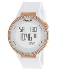 Kenneth Cole New York delivers a thoroughly modern watch with trendy rose-gold and a digital touch-screen. Kenneth Cole New York delivers a thoroughly modern watch with trendy rose-gold and a digital touch-screen.