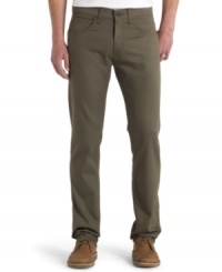Get toned. These utility green jeans from Levi's shed some light on your denim style. Get toned. These utility green jeans from Levi's shed some light on your denim style.