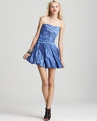 Nicole Miller Dress - Techno Metal Strapless Dress Nicole Miller Dress - Techno Metal Strapless Dress