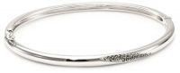 Judith Jack Impact Silver Sterling Silver and Marcasite Polished Bangle Bracelet Judith Jack Impact Silver Sterling Silver and Marcasite Polished Bangle Bracelet