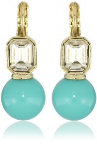 Anne Klein Sorbet Gold-Tone Crystal Drop Earrings