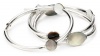 Kenneth Cole New York Basic Shell Stretch Bangle Bracelet Set