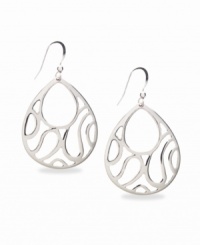 A perfect pattern. This pretty pair by Style&co. features an intricate openwork design in silver tone mixed metal. Approximate drop: 2 inches. A perfect pattern. This pretty pair by Style&co. features an intricate openwork design in silver tone mixed metal. Approximate drop: 2 inches.