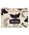 Keep your keys discretely stowed away in this coated canvas pouch from sakroots, featuring signature detailing and fun floral pattern.