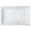 Handmade and inspired by the maestro artisan's family heirloom dinnerware, this distressed white rectangular dish is the perfect platter for dinner parties and entertaining occasions.