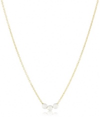 Dogeared Jewels and Gifts 3 Wishes Gold-Plated Silver Stardust Bead Necklace Dogeared Jewels and Gifts 3 Wishes Gold-Plated Silver Stardust Bead Necklace