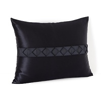 Add luxurious detail to your boudoir with this rich navyHUGO BOSS decorative pillow, boasting a lush contrasting grosgrain ribbon detail. Add luxurious detail to your boudoir with this rich navyHUGO BOSS decorative pillow, boasting a lush contrasting grosgrain ribbon detail.