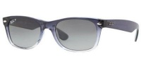Ray-Ban Sunglasses - RB2132 Wayfarer / Frame: Blue Gradient Transparent Lens: Polarized Blue Fade (55mm) Ray-Ban Sunglasses - RB2132 Wayfarer / Frame: Blue Gradient Transparent Lens: Polarized Blue Fade (55mm)