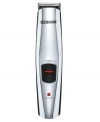 Make the cut with Conair's cordless, rechargeable All-In-One Grooming System. With three position taper control, detailing blade attachment, nose and ear hair attachment, full size trimmer blade with five position attachment comb, mustache comb, jawline comb and more for one-stop, personalized grooming. Two year warranty. Model GMT189CGB.