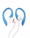 EARBUDi clip on and off iPod and iPhone earbuds - Blue