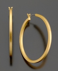 Up-to-date hoops that define your style by Kenneth Cole New York. These earrings are crafted in goldtone mixed metal. Approximate diameter: 1-1/4 inches. Up-to-date hoops that define your style by Kenneth Cole New York. These earrings are crafted in goldtone mixed metal. Approximate diameter: 1-1/4 inches.