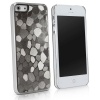 BoxWave LuxePave iPhone 5 Case - Hybrid Hard Plastic Mosaic Pattern Girly Case Cover with Shimmer Shiny Mosaic Design - Apple iPhone 5 Cases and Covers (Silver)