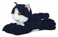 Maynard Black and White Cat Mini Flopsie 8 by Aurora Maynard Black and White Cat Mini Flopsie 8 by Aurora