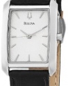 Bulova Women's 96L122 Silver Dial Strap Watch