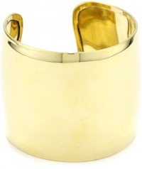 Kenneth Cole New York Modern Deco Shiny Gold Cuff Bracelet