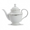 Lenox Pearl Platinum Bone China Teapot