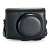 COSMOS Black Leather Case Cover Bag For Olympus XZ1 XZ-1 Camera + Cosmos cable tie