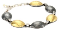 GURHAN Jordan Dark Silver and Gold All-Around-Bracelet GURHAN Jordan Dark Silver and Gold All-Around-Bracelet