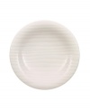 Make a chic style statement with the Dune Lines bread and butter plate. The distinctive, free form shape, soft lines and ribbed surface combine for truly modern elegance. An imperfect glaze conveys natural grace.