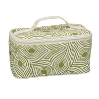 Organize full-size toiletries, cosmetics and more while traveling. Spacious main compartment features easy-to-clean, water-resistant lining. Clear lid pocket for small items. Includes attached hand mirror. Organize full-size toiletries, cosmetics and more while traveling. Spacious main compartment features easy-to-clean, water-resistant lining. Clear lid pocket for small items. Includes attached hand mirror.