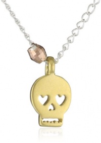 Dogeared Jewels & Gifts Charmed Charmed Silver Little Skull Necklace Dogeared Jewels & Gifts Charmed Charmed Silver Little Skull Necklace
