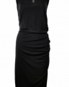 DKNYC Plus Size Plus Size Sleeveless Dress w/ Side Gathering Women's Dress