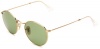 Ray-Ban 0RB3447 Round Sunglasses,Gold Frame/Green Lens,One Size