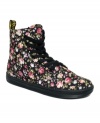 Fall in love with florals. Dr. Martens' Hackney sneakers feature a flower print on the fabric upper and a rubber platform sole.