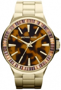 Michael Kors - Mid-Size Golden Stainless Steel Gramercy Three-Hand Glitz Watch - MK5723 Michael Kors - Mid-Size Golden Stainless Steel Gramercy Three-Hand Glitz Watch - MK5723