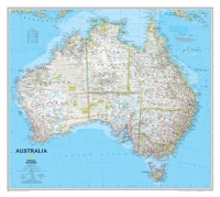 Australia Wall Map (tubed) (Reference - Continents) Australia Wall Map (tubed) (Reference - Continents)