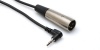 Hosa XVM-110M Right Angle 3.5mm TRS to XLR3M 10 Ft