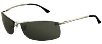 Ray Ban Sunglasses RB 3183 Top Bar 004/71 Gunmetal/Green, 63mm Ray Ban Sunglasses RB 3183 Top Bar 004/71 Gunmetal/Green, 63mm